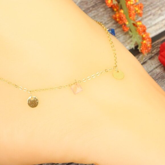 "Elegant Handmade Anklet – Delicate Jewelry for Women, MAR092135 - Picture 8 of 10